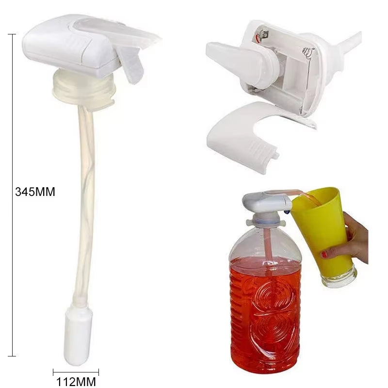 1PCS Hot White Magic Tap Electric Automatic Drinks Dispenser Juice Water Beverage Dispenser Spill Proof Juice Milk Dispenser
